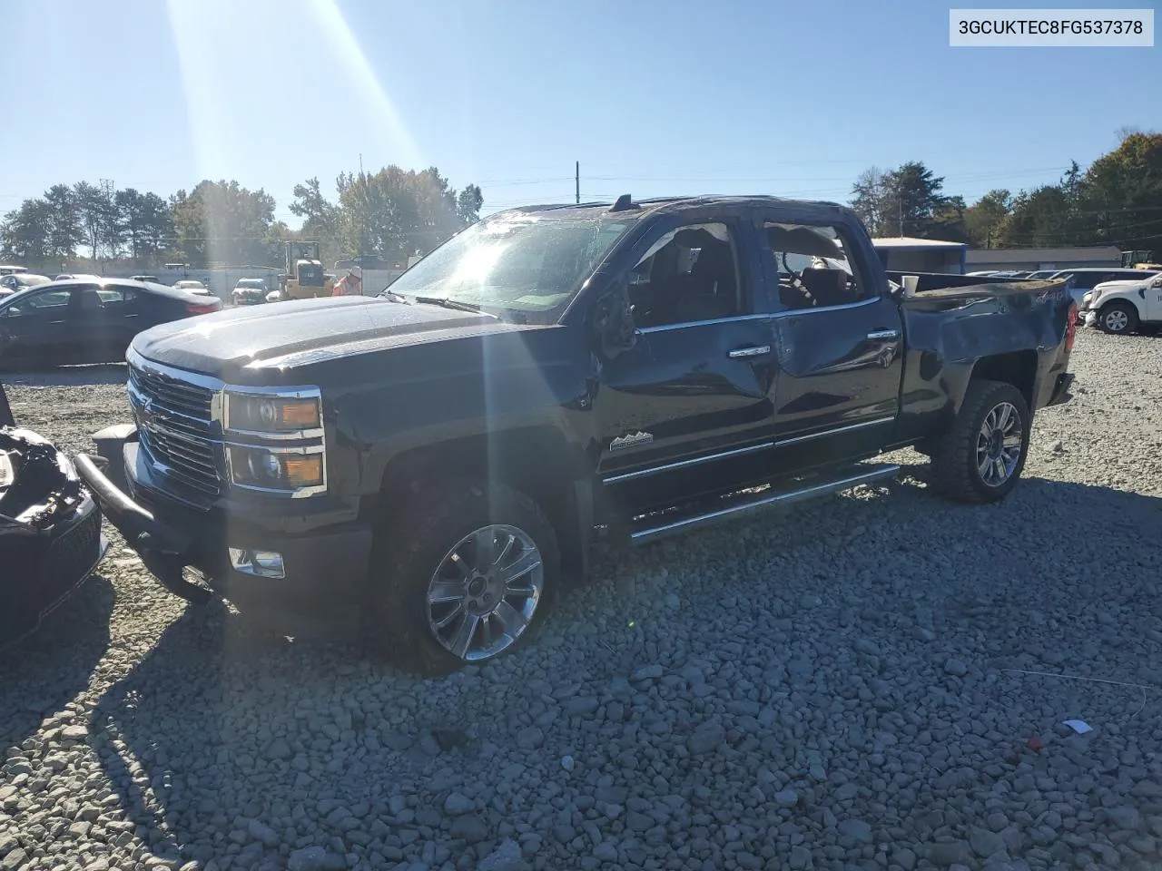 2015 Chevrolet Silverado K1500 High Country VIN: 3GCUKTEC8FG537378 Lot: 76483014