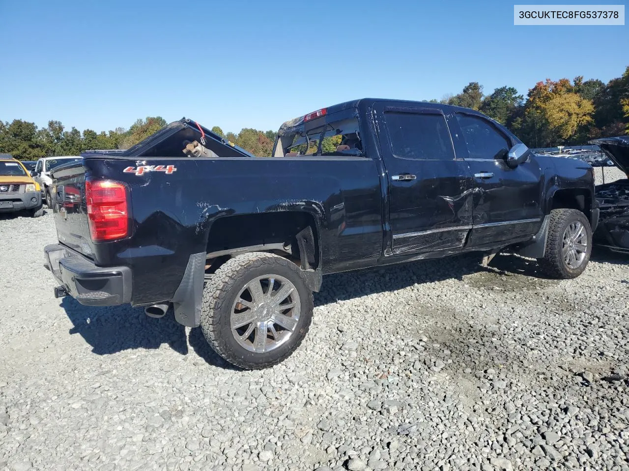 2015 Chevrolet Silverado K1500 High Country VIN: 3GCUKTEC8FG537378 Lot: 76483014