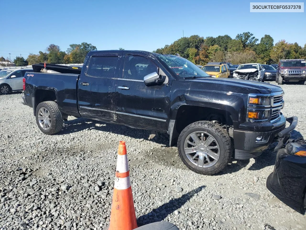 2015 Chevrolet Silverado K1500 High Country VIN: 3GCUKTEC8FG537378 Lot: 76483014