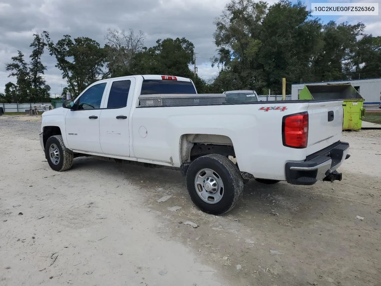 2015 Chevrolet Silverado K2500 Heavy Duty VIN: 1GC2KUEG0FZ526360 Lot: 76504234