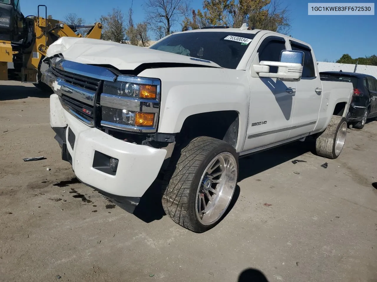 1GC1KWE83FF672530 2015 Chevrolet Silverado K2500 Heavy Duty Ltz