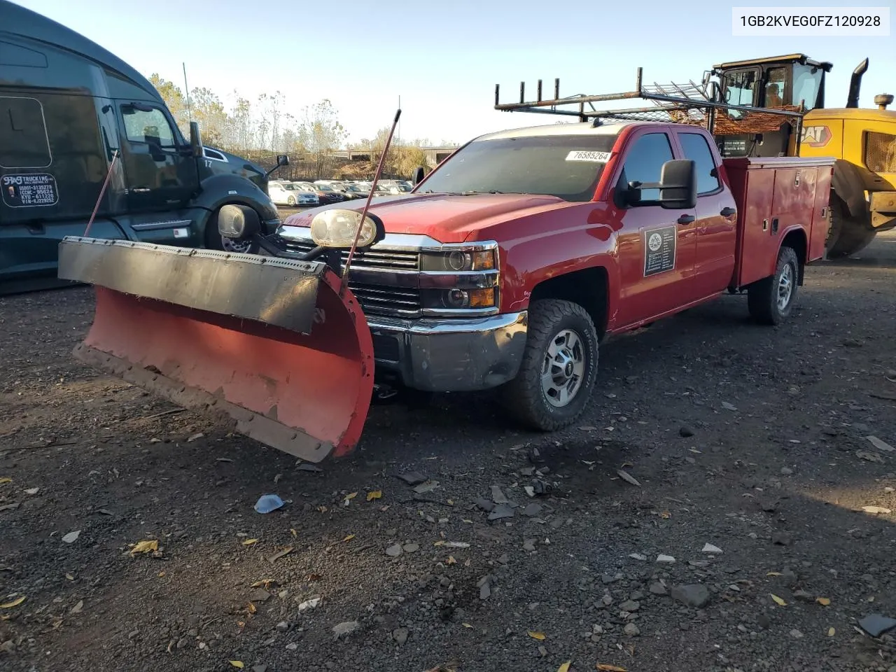 2015 Chevrolet Silverado K2500 Heavy Duty Lt VIN: 1GB2KVEG0FZ120928 Lot: 76585264