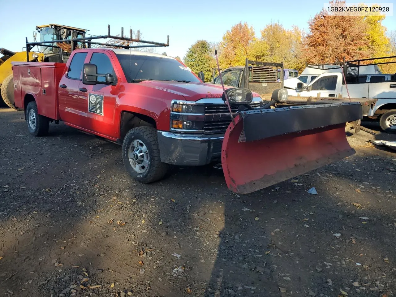 2015 Chevrolet Silverado K2500 Heavy Duty Lt VIN: 1GB2KVEG0FZ120928 Lot: 76585264