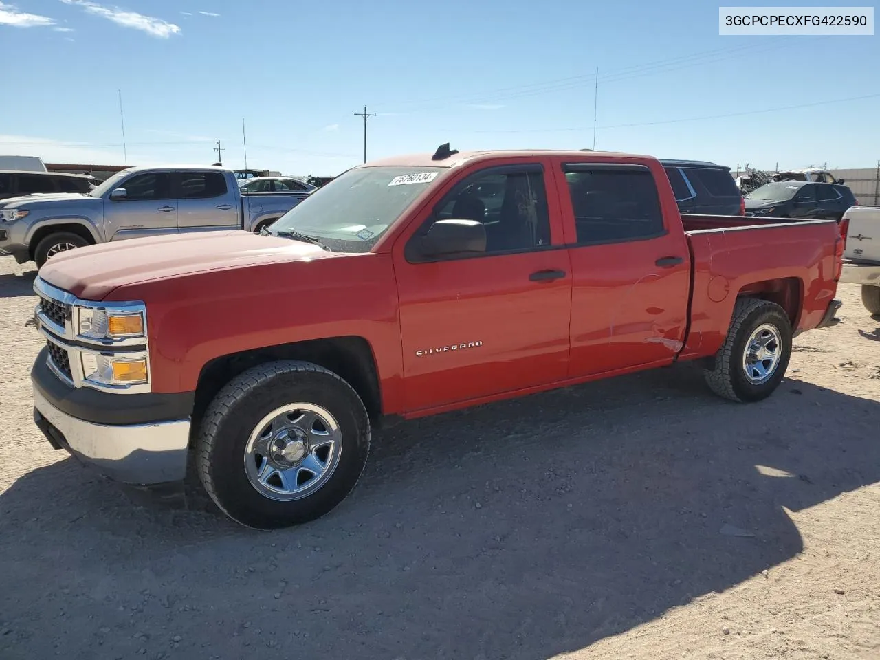 2015 Chevrolet Silverado C1500 VIN: 3GCPCPECXFG422590 Lot: 76760134