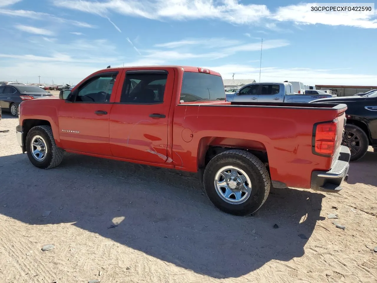 2015 Chevrolet Silverado C1500 VIN: 3GCPCPECXFG422590 Lot: 76760134