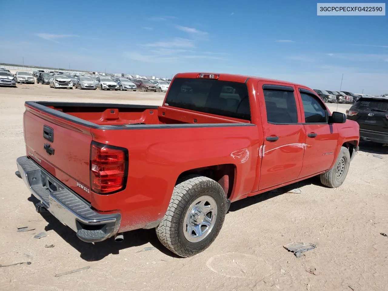 2015 Chevrolet Silverado C1500 VIN: 3GCPCPECXFG422590 Lot: 76760134