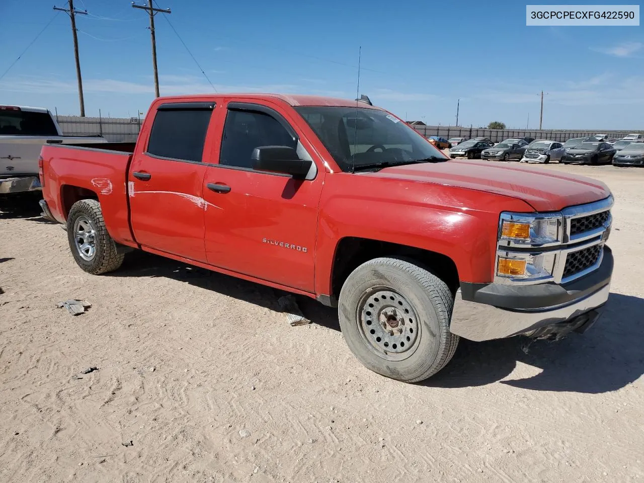 2015 Chevrolet Silverado C1500 VIN: 3GCPCPECXFG422590 Lot: 76760134