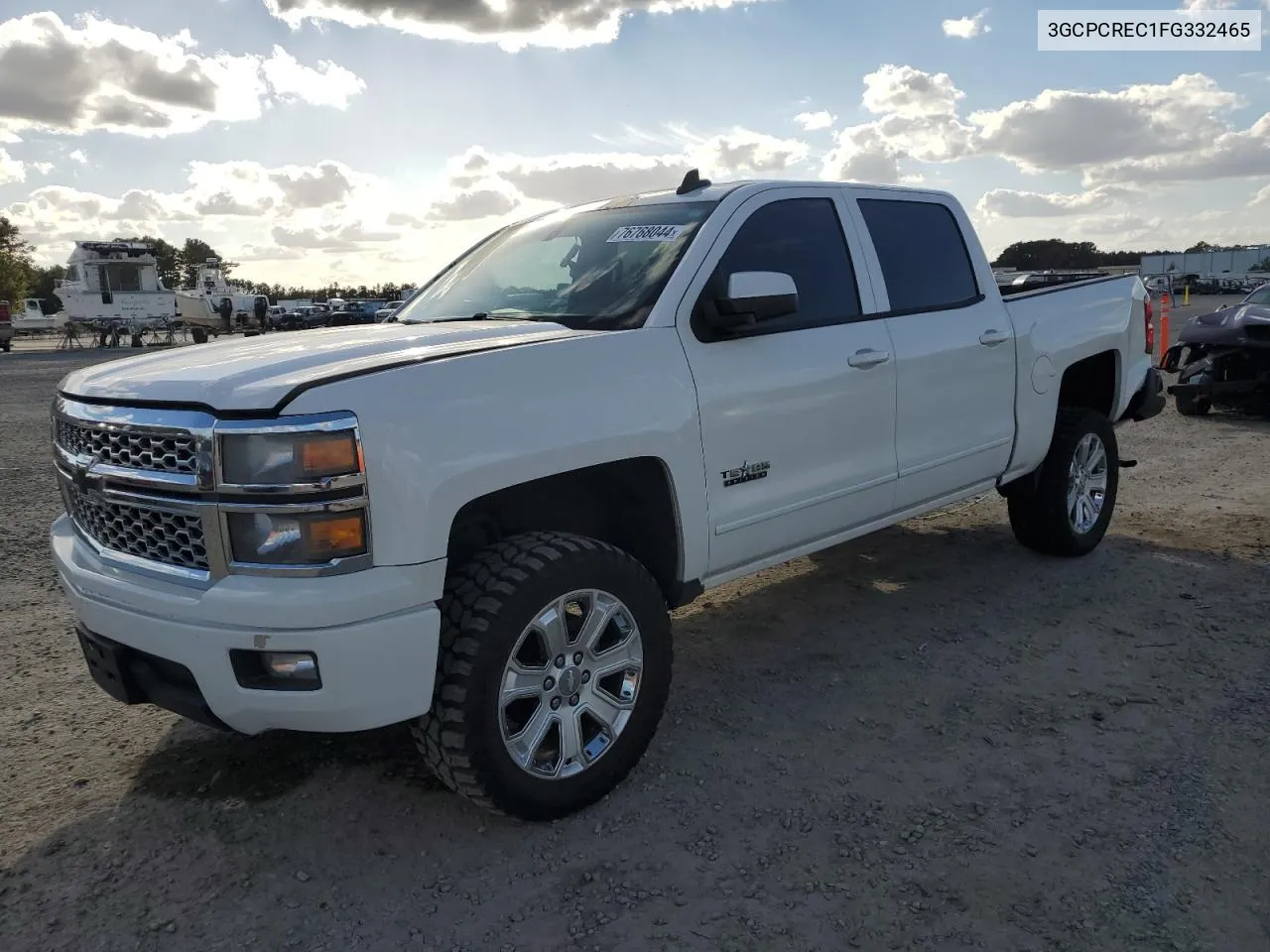 2015 Chevrolet Silverado C1500 Lt VIN: 3GCPCREC1FG332465 Lot: 76768044