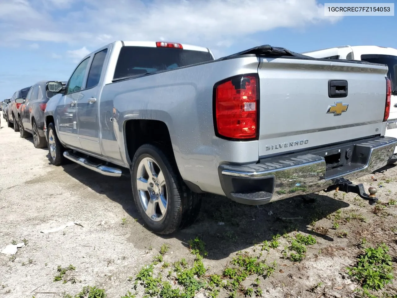 1GCRCREC7FZ154053 2015 Chevrolet Silverado C1500 Lt