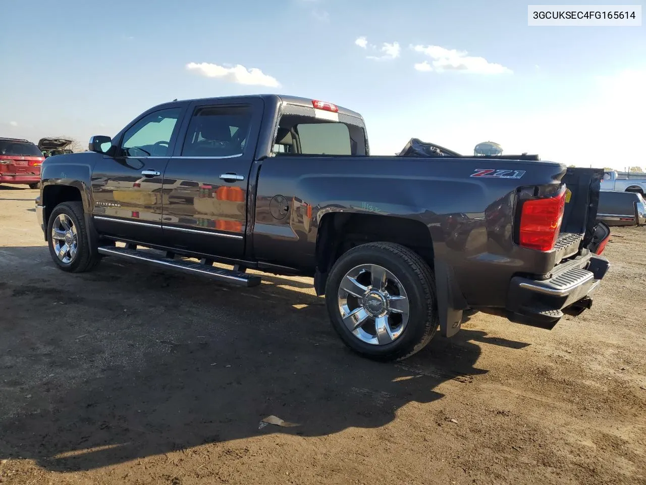 2015 Chevrolet Silverado K1500 Ltz VIN: 3GCUKSEC4FG165614 Lot: 76800604