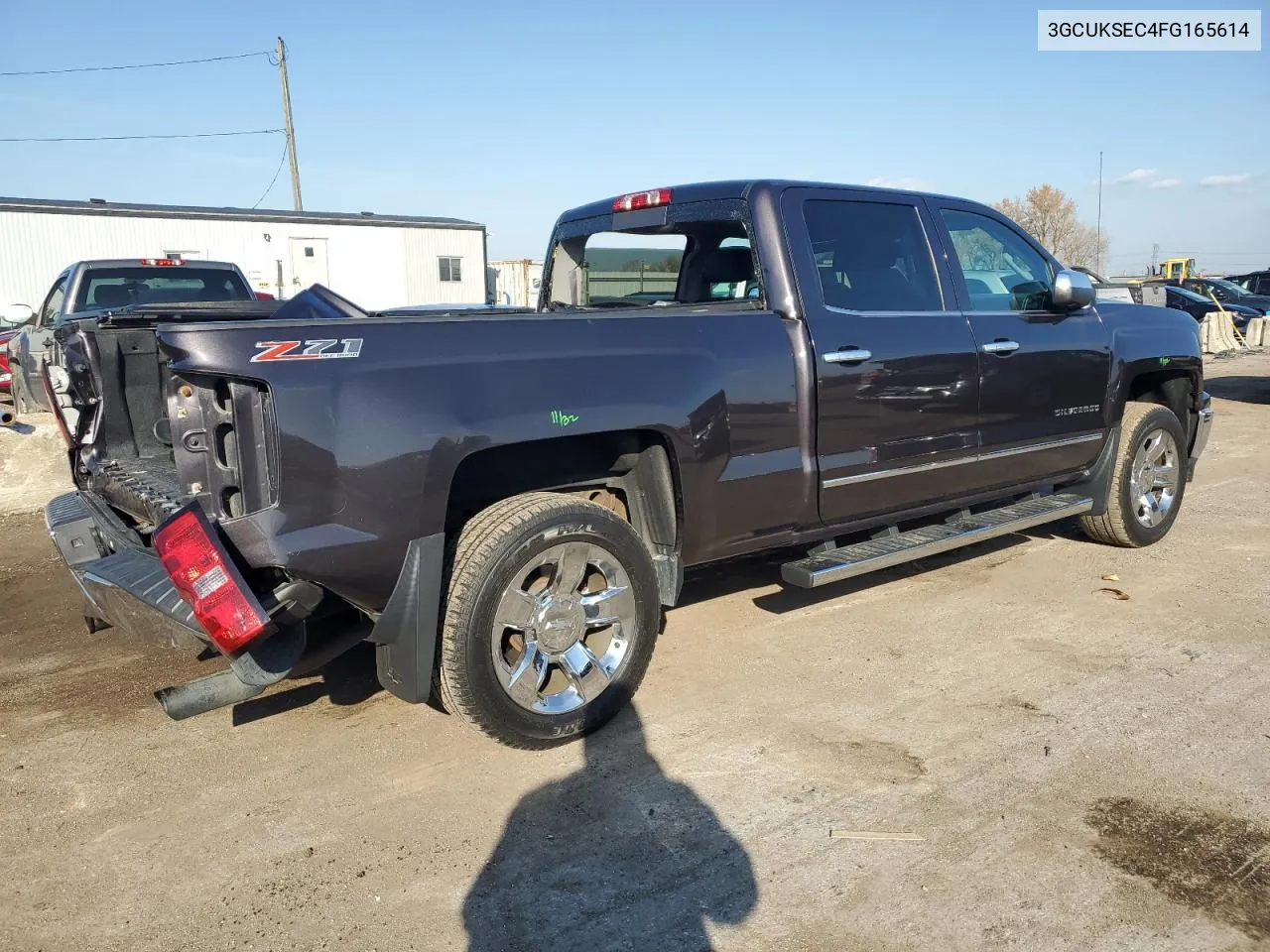 2015 Chevrolet Silverado K1500 Ltz VIN: 3GCUKSEC4FG165614 Lot: 76800604