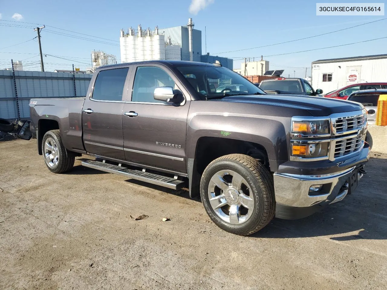 2015 Chevrolet Silverado K1500 Ltz VIN: 3GCUKSEC4FG165614 Lot: 76800604