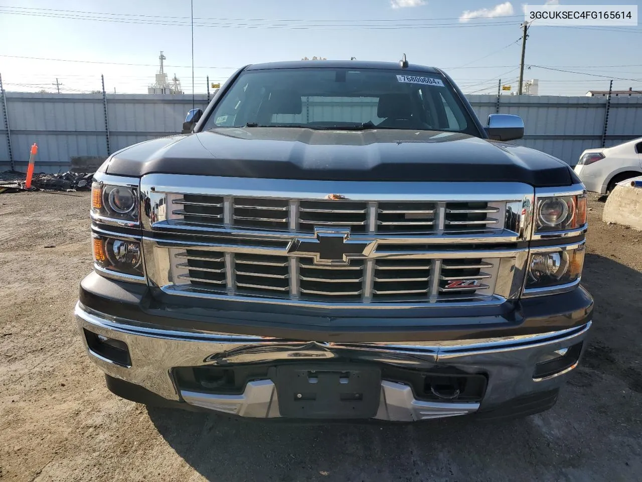 2015 Chevrolet Silverado K1500 Ltz VIN: 3GCUKSEC4FG165614 Lot: 76800604