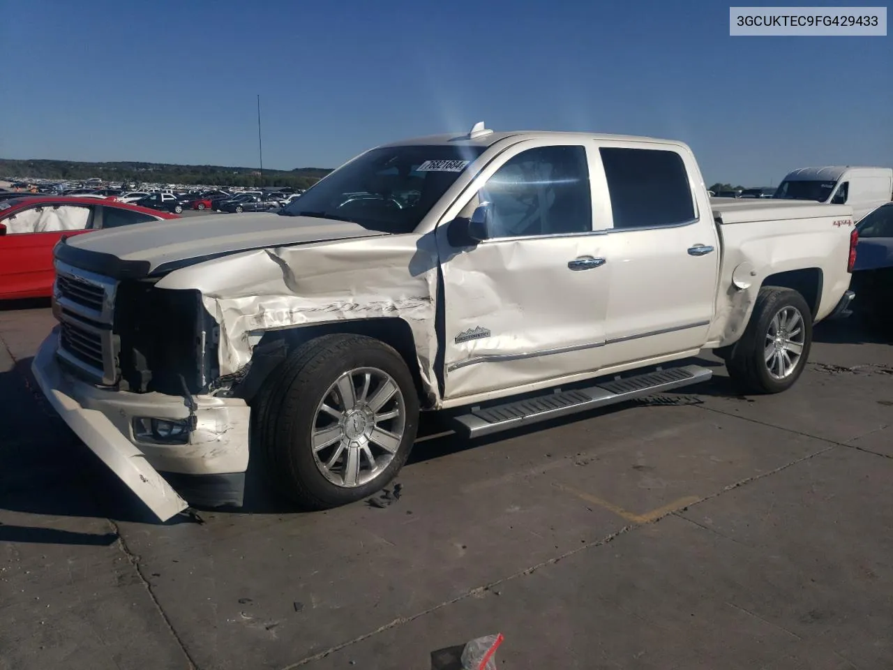 2015 Chevrolet Silverado K1500 High Country VIN: 3GCUKTEC9FG429433 Lot: 76821684