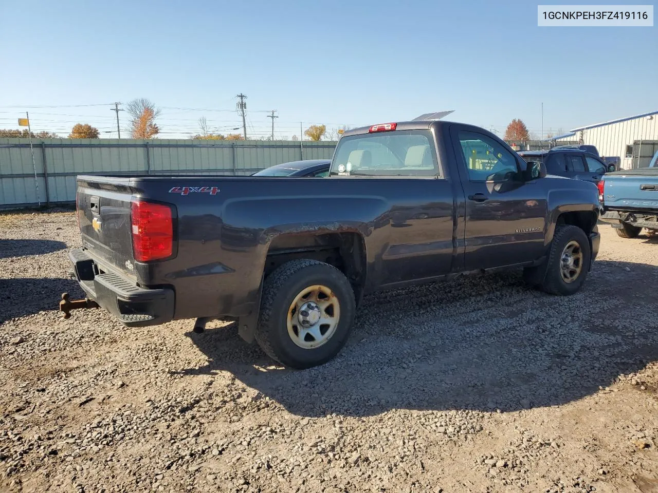 2015 Chevrolet Silverado K1500 VIN: 1GCNKPEH3FZ419116 Lot: 77082594