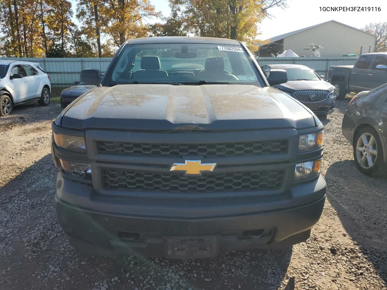 2015 Chevrolet Silverado K1500 VIN: 1GCNKPEH3FZ419116 Lot: 77082594