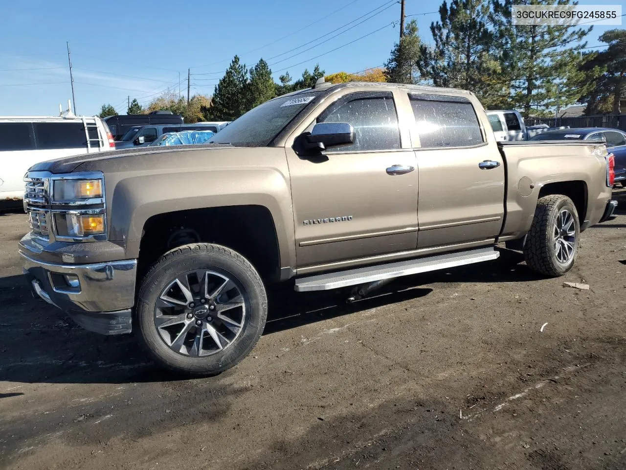 2015 Chevrolet Silverado K1500 Lt VIN: 3GCUKREC9FG245855 Lot: 77095654