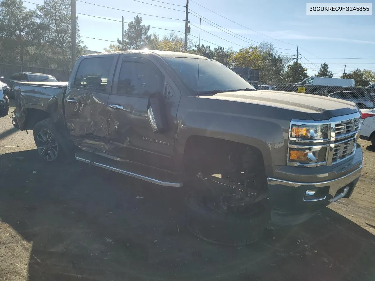 2015 Chevrolet Silverado K1500 Lt VIN: 3GCUKREC9FG245855 Lot: 77095654