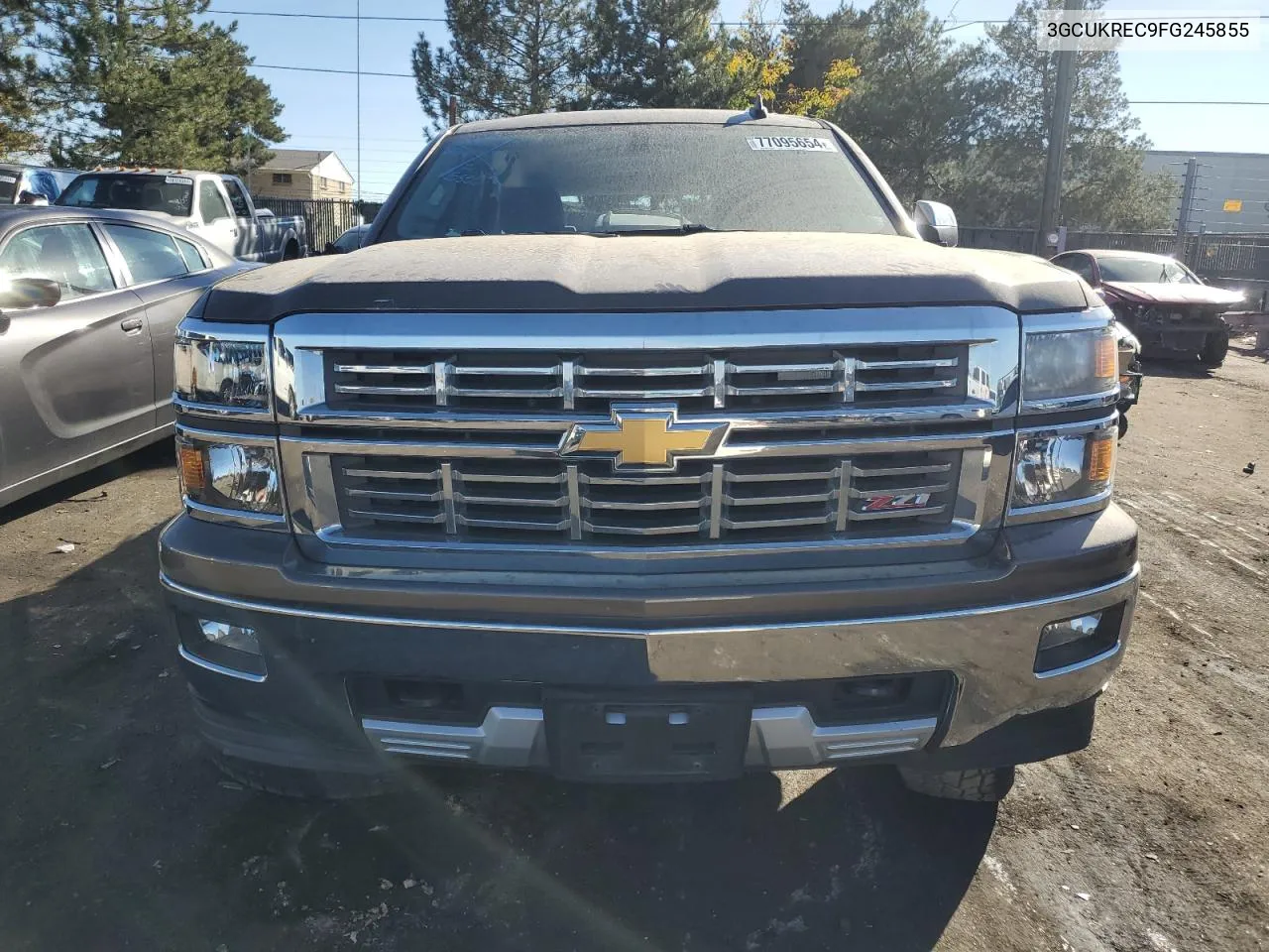 2015 Chevrolet Silverado K1500 Lt VIN: 3GCUKREC9FG245855 Lot: 77095654