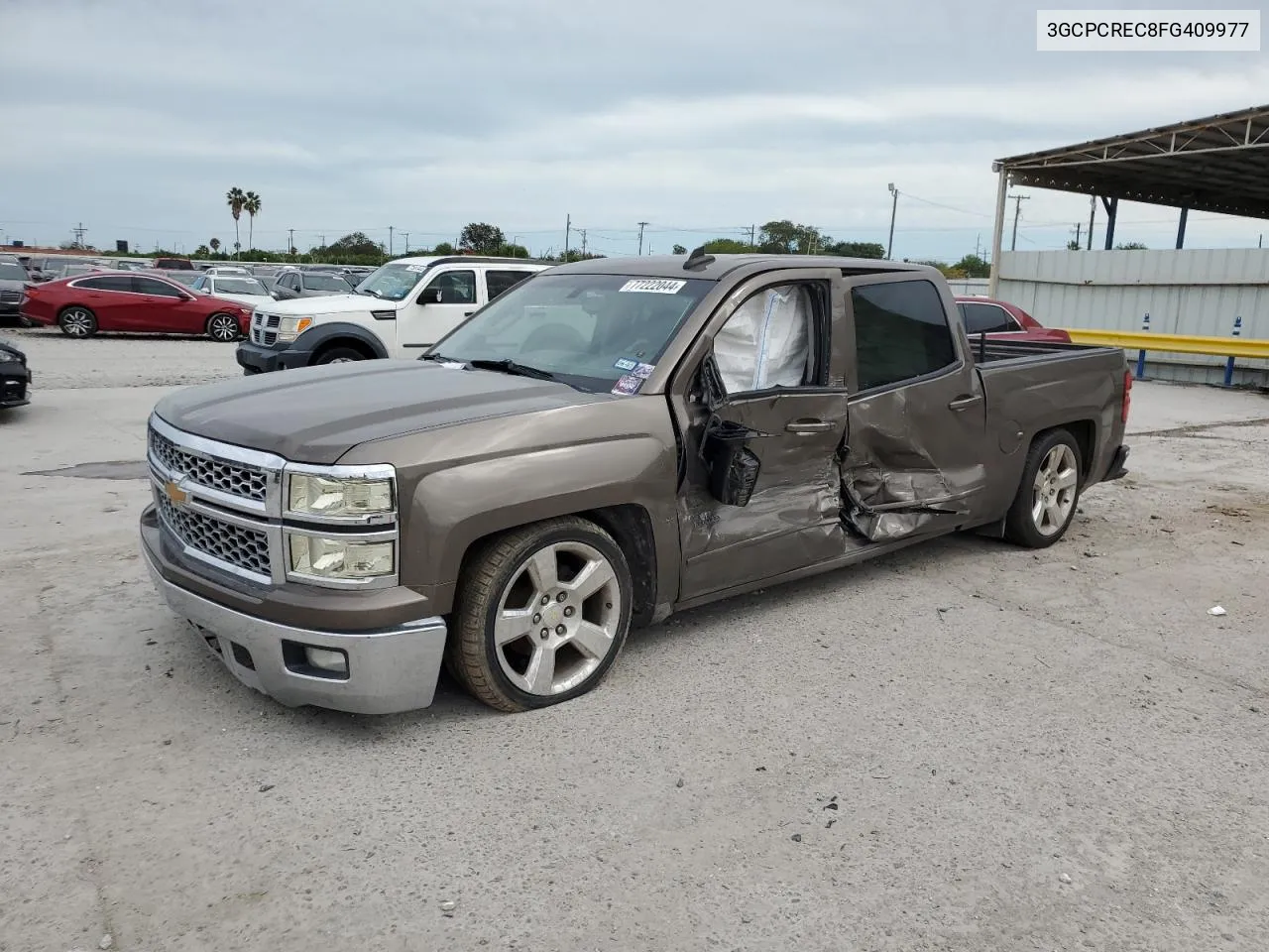 2015 Chevrolet Silverado C1500 Lt VIN: 3GCPCREC8FG409977 Lot: 77222044