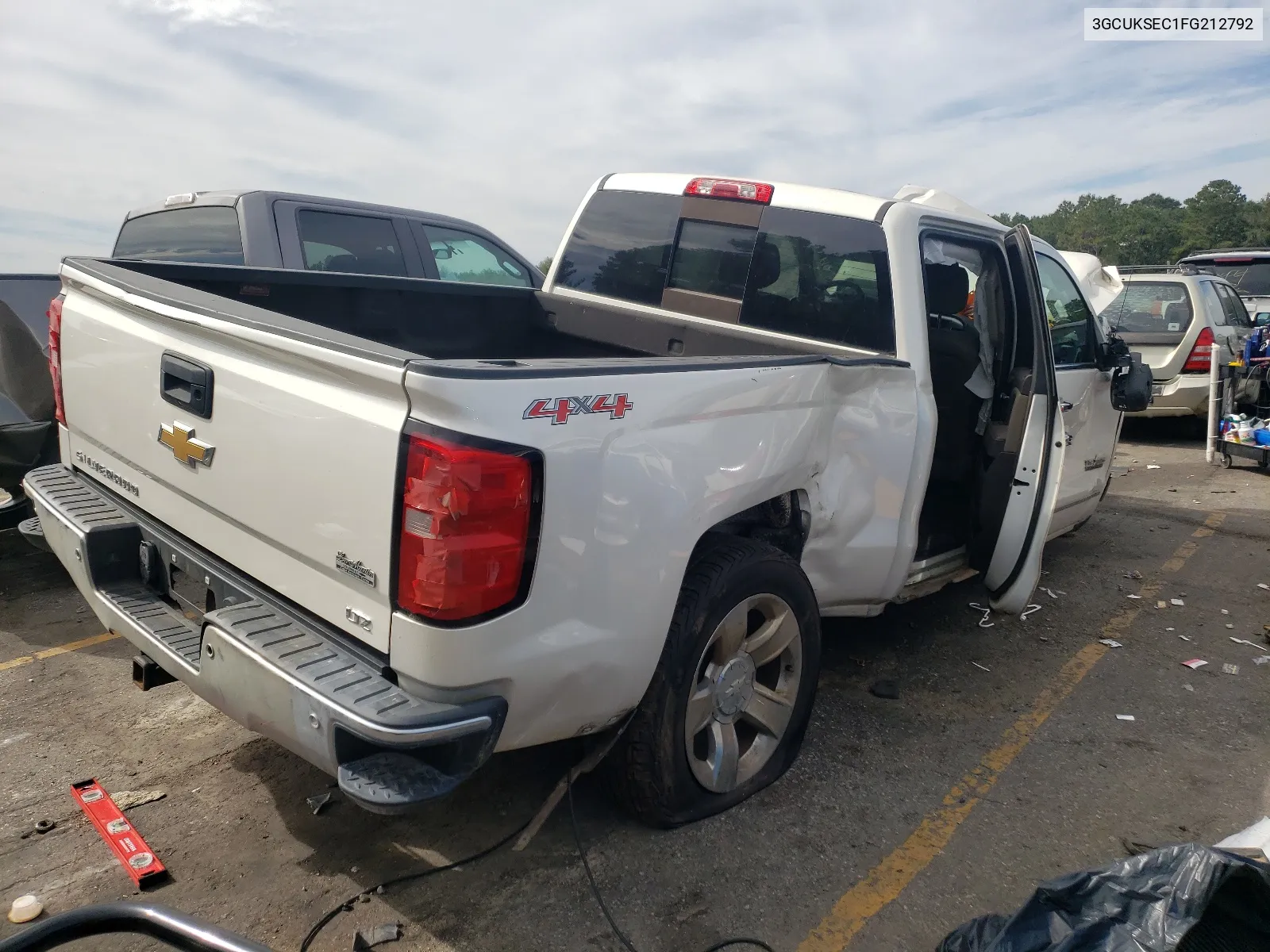 2015 Chevrolet Silverado K1500 Ltz VIN: 3GCUKSEC1FG212792 Lot: 77380304