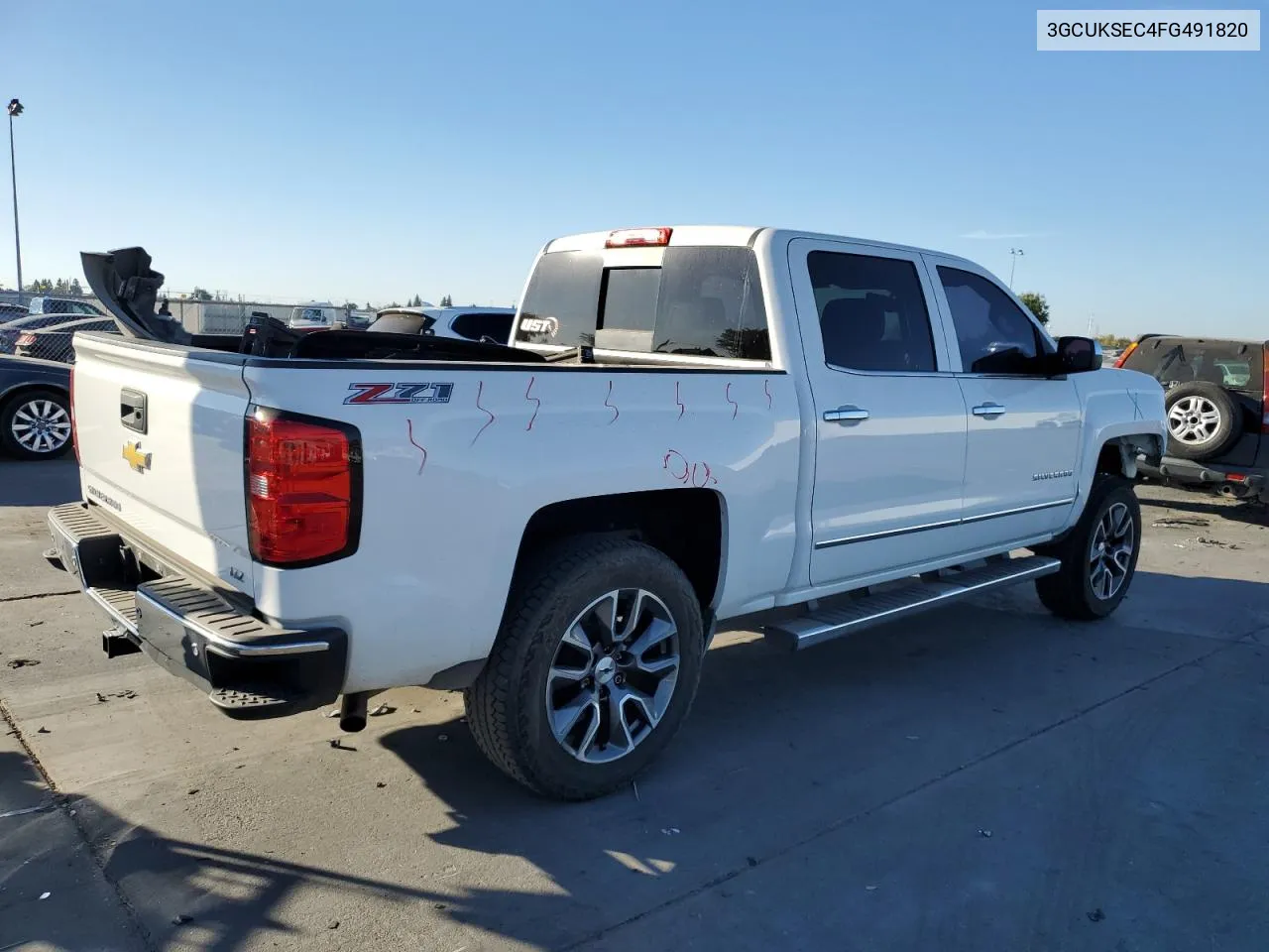 3GCUKSEC4FG491820 2015 Chevrolet Silverado K1500 Ltz