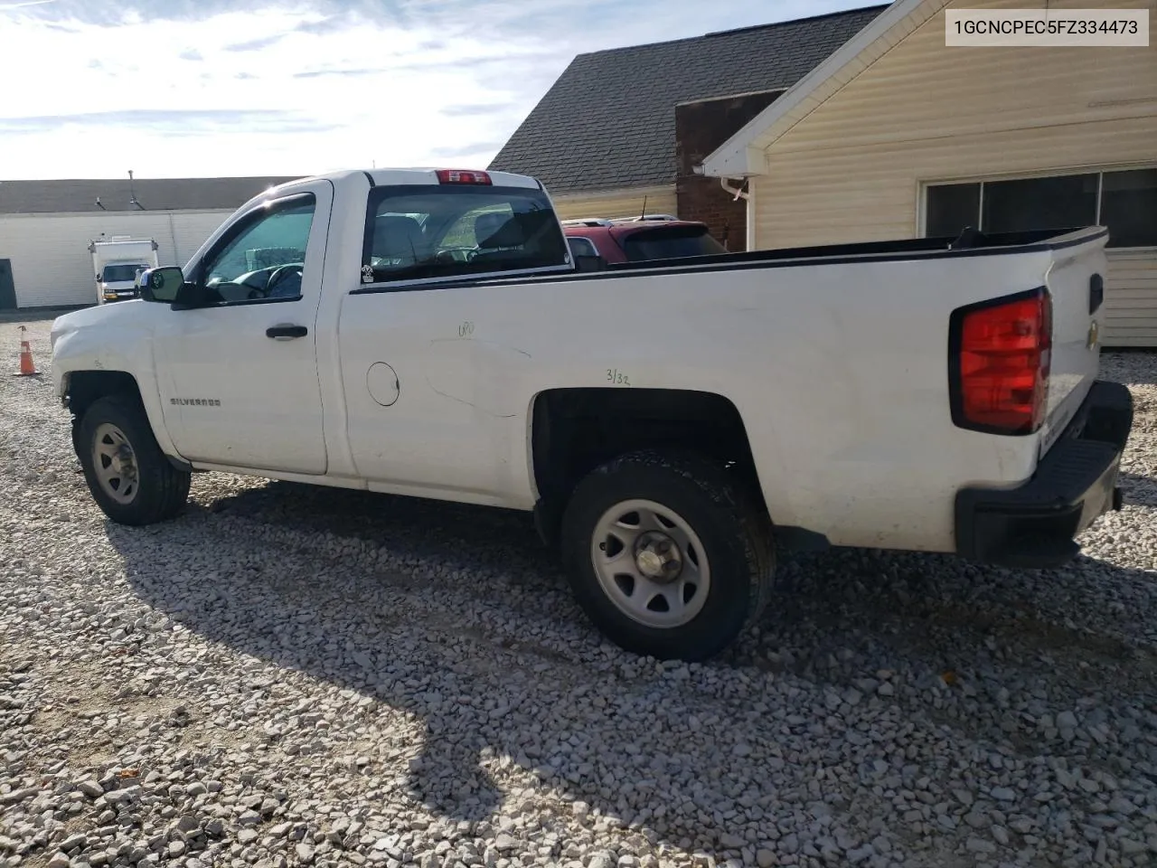 2015 Chevrolet Silverado C1500 VIN: 1GCNCPEC5FZ334473 Lot: 77610644