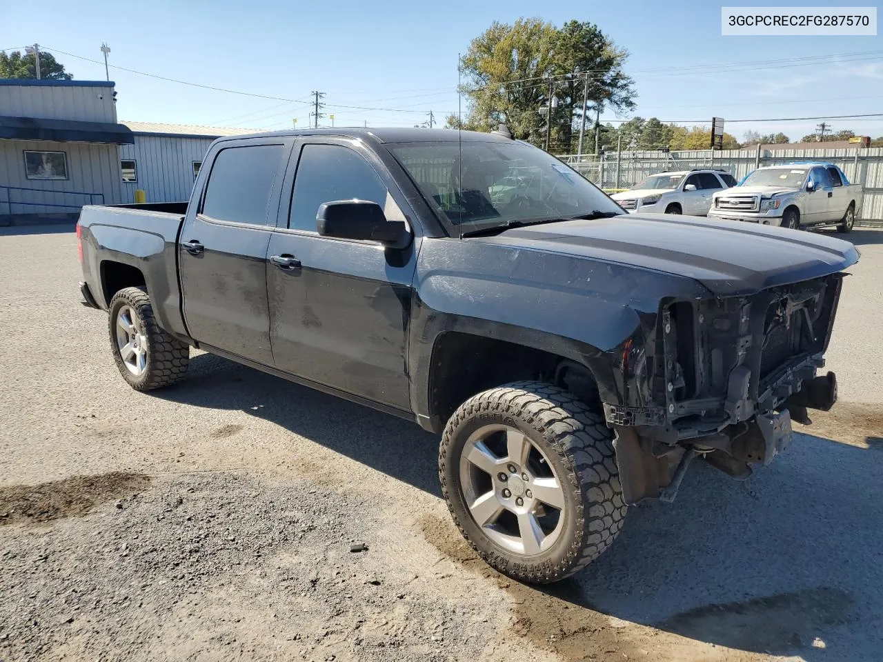 2015 Chevrolet Silverado C1500 Lt VIN: 3GCPCREC2FG287570 Lot: 77676434