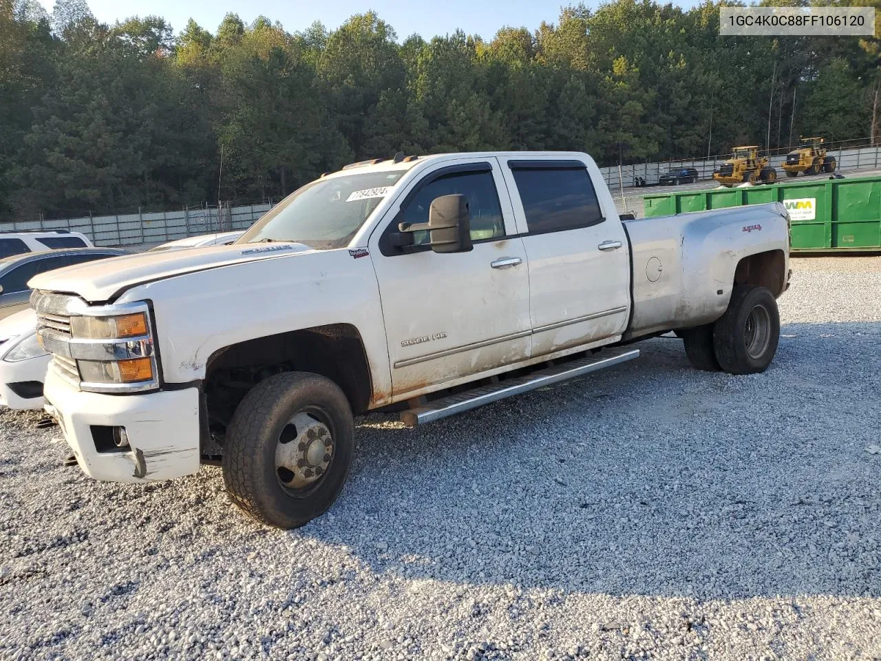 2015 Chevrolet Silverado K3500 Ltz VIN: 1GC4K0C88FF106120 Lot: 77842924