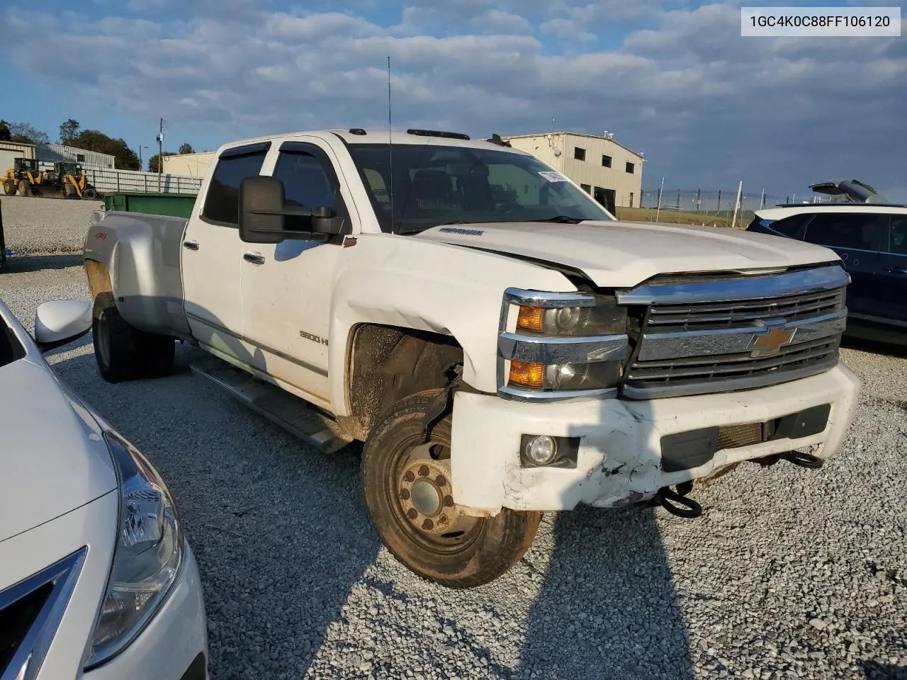 2015 Chevrolet Silverado K3500 Ltz VIN: 1GC4K0C88FF106120 Lot: 77842924