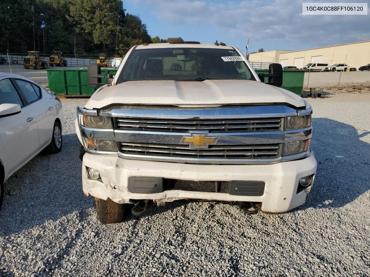 2015 Chevrolet Silverado K3500 Ltz VIN: 1GC4K0C88FF106120 Lot: 77842924