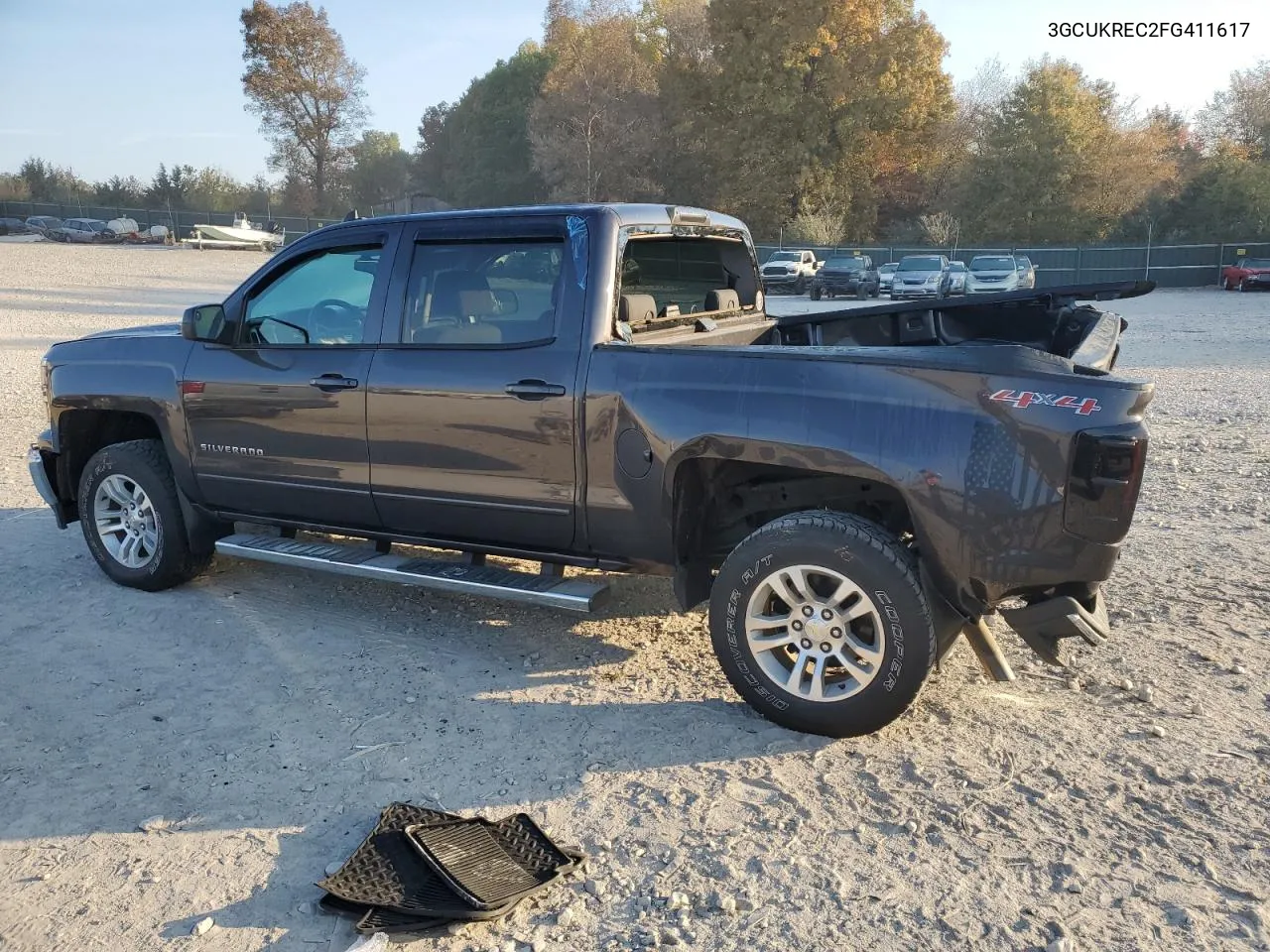 2015 Chevrolet Silverado K1500 Lt VIN: 3GCUKREC2FG411617 Lot: 77844034