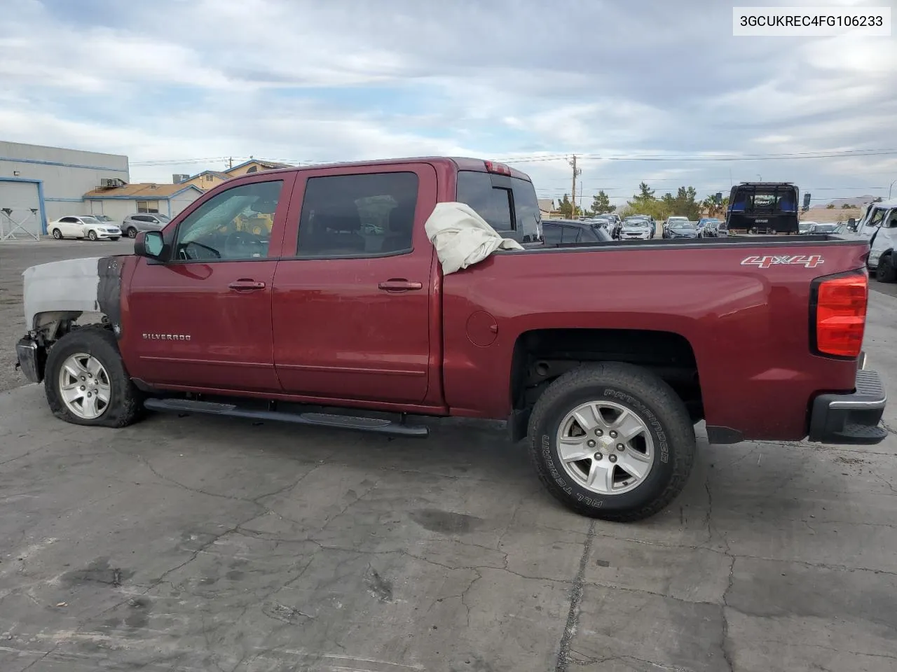 2015 Chevrolet Silverado K1500 Lt VIN: 3GCUKREC4FG106233 Lot: 77891794