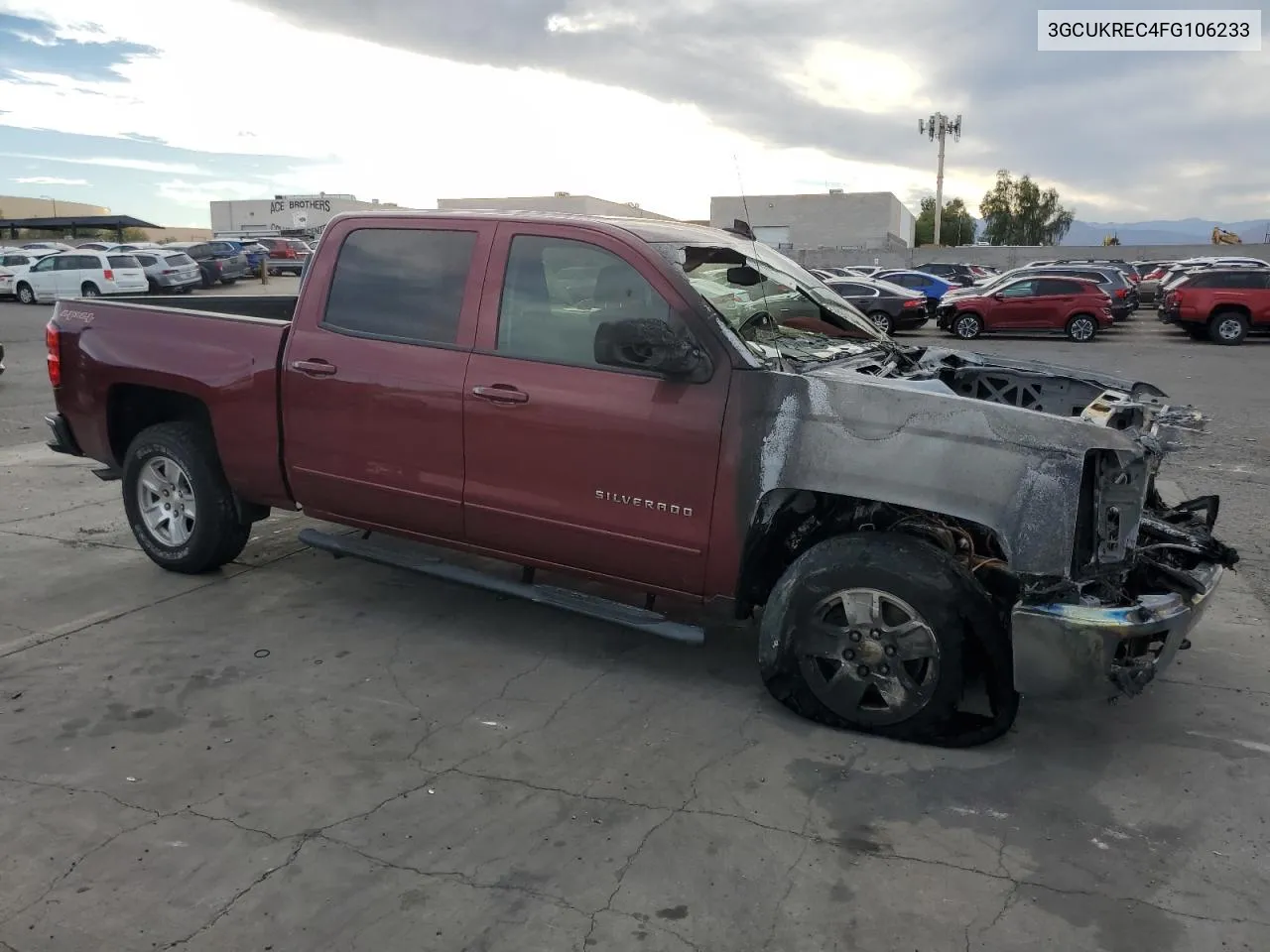 2015 Chevrolet Silverado K1500 Lt VIN: 3GCUKREC4FG106233 Lot: 77891794