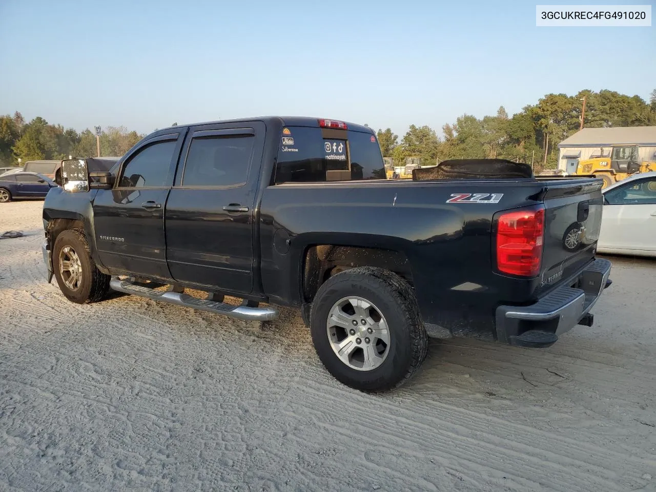 2015 Chevrolet Silverado K1500 Lt VIN: 3GCUKREC4FG491020 Lot: 77906034