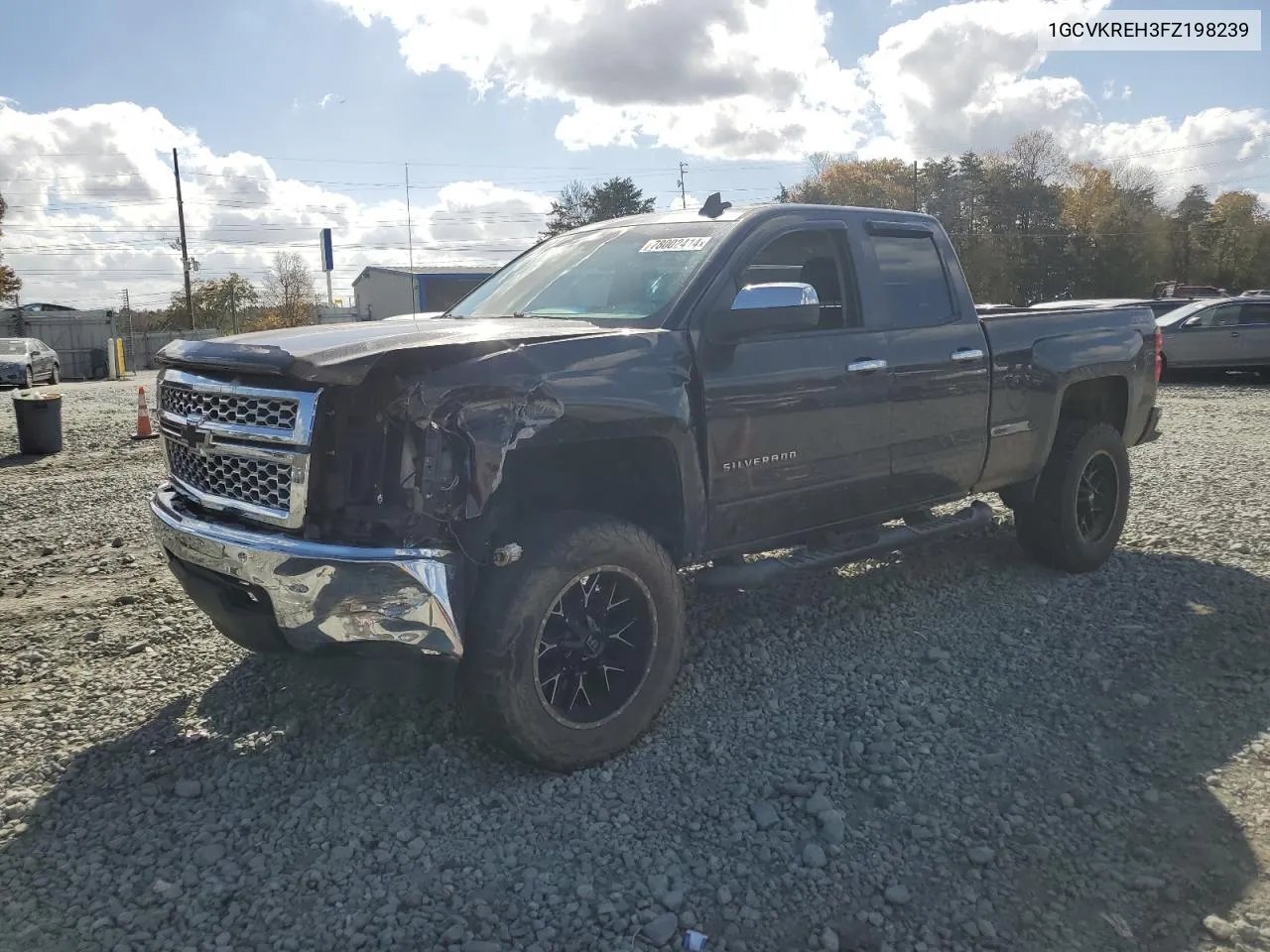 2015 Chevrolet Silverado K1500 Lt VIN: 1GCVKREH3FZ198239 Lot: 78002414