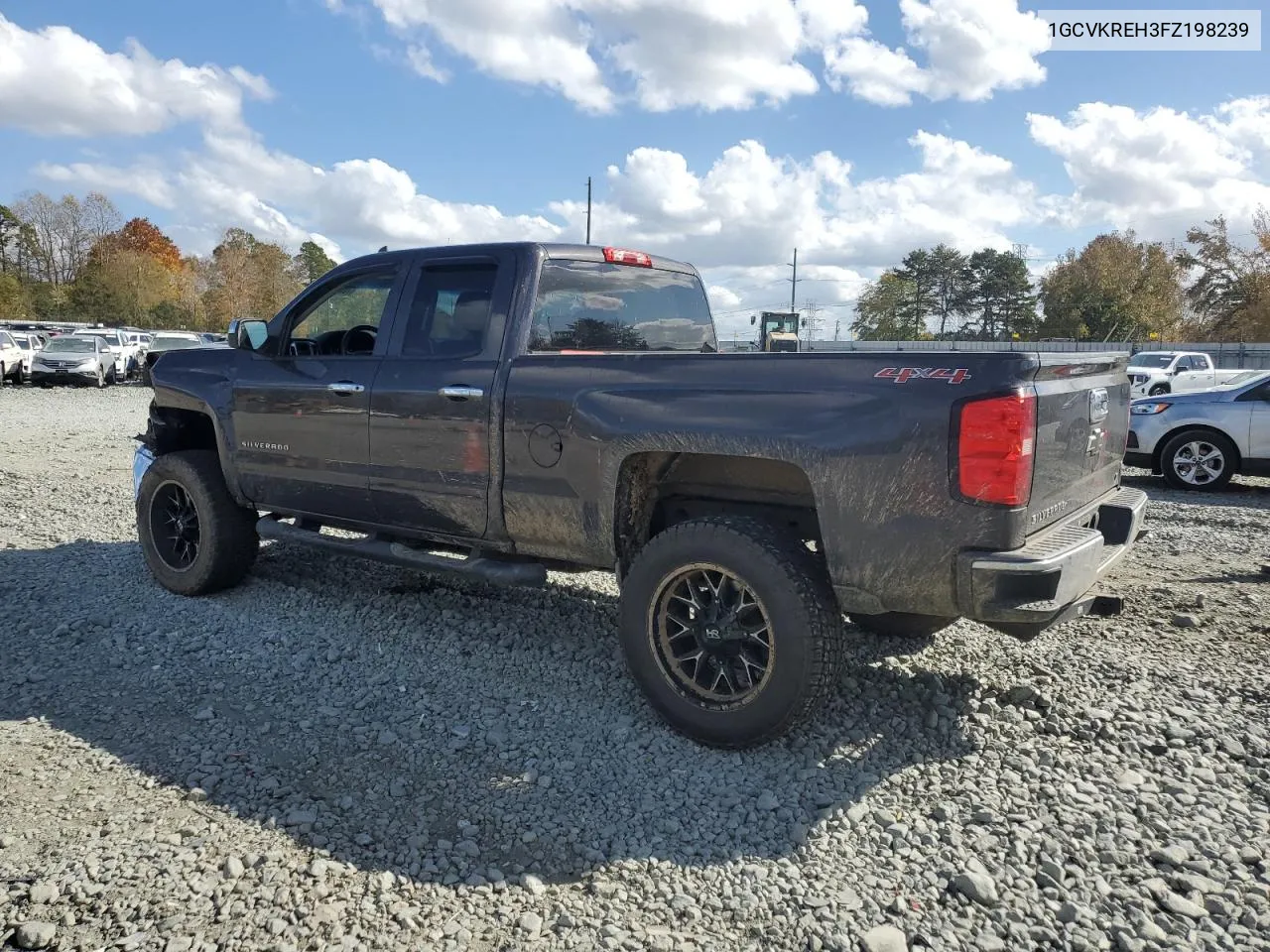 2015 Chevrolet Silverado K1500 Lt VIN: 1GCVKREH3FZ198239 Lot: 78002414