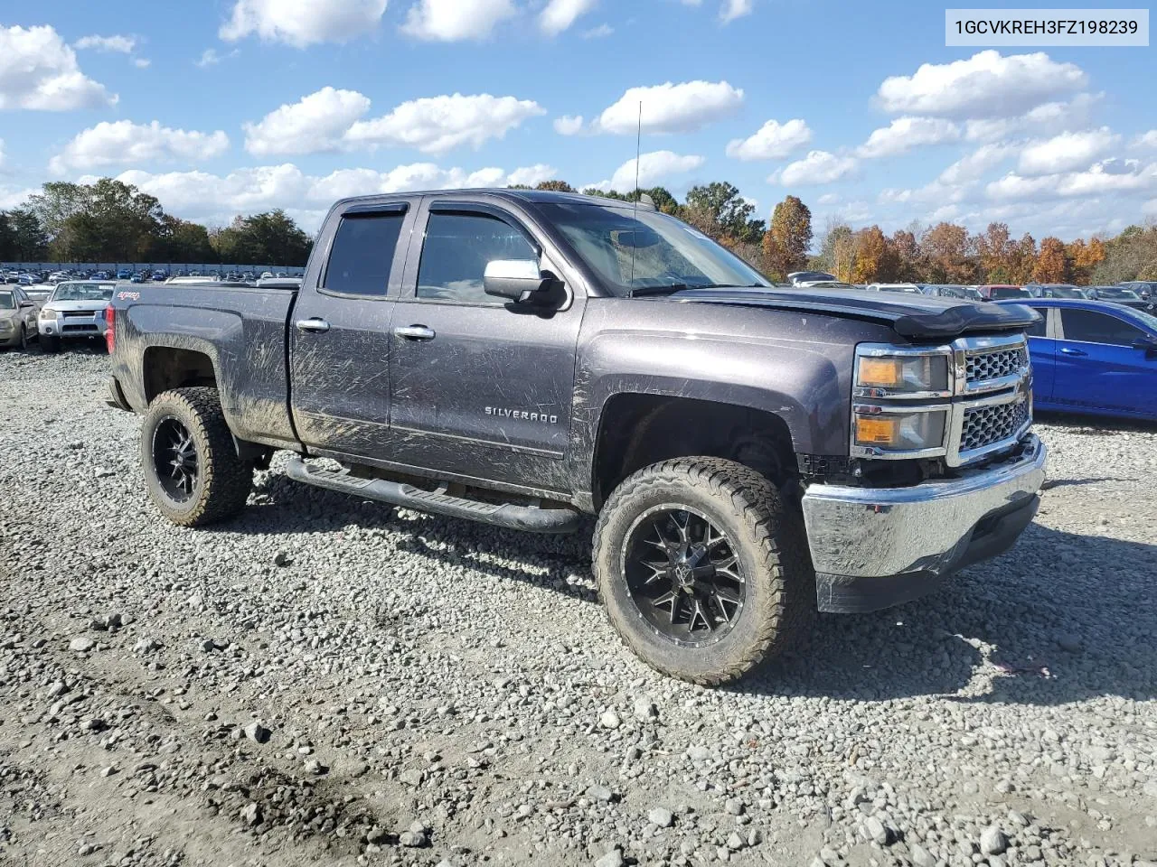 2015 Chevrolet Silverado K1500 Lt VIN: 1GCVKREH3FZ198239 Lot: 78002414