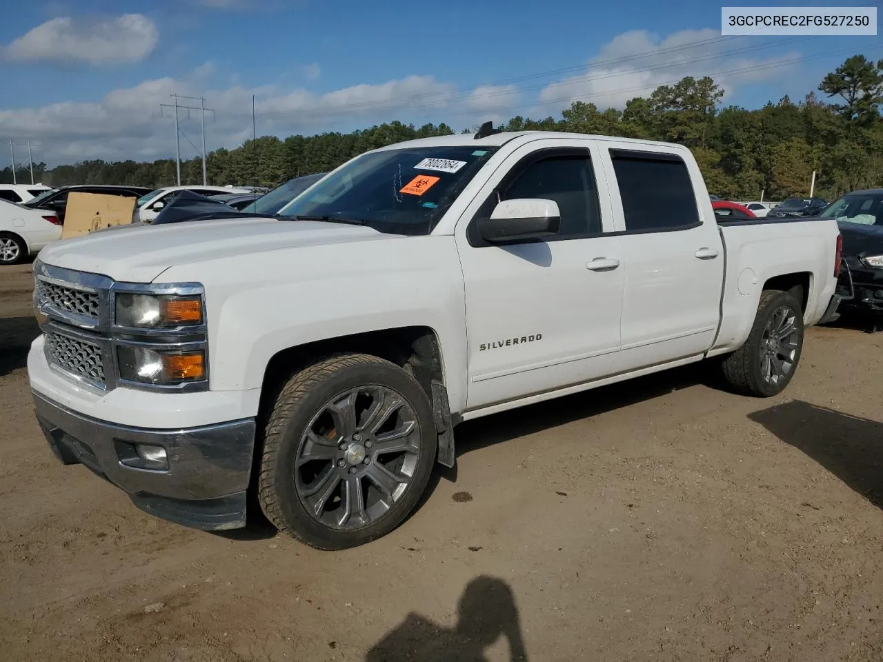 2015 Chevrolet Silverado C1500 Lt VIN: 3GCPCREC2FG527250 Lot: 78002864