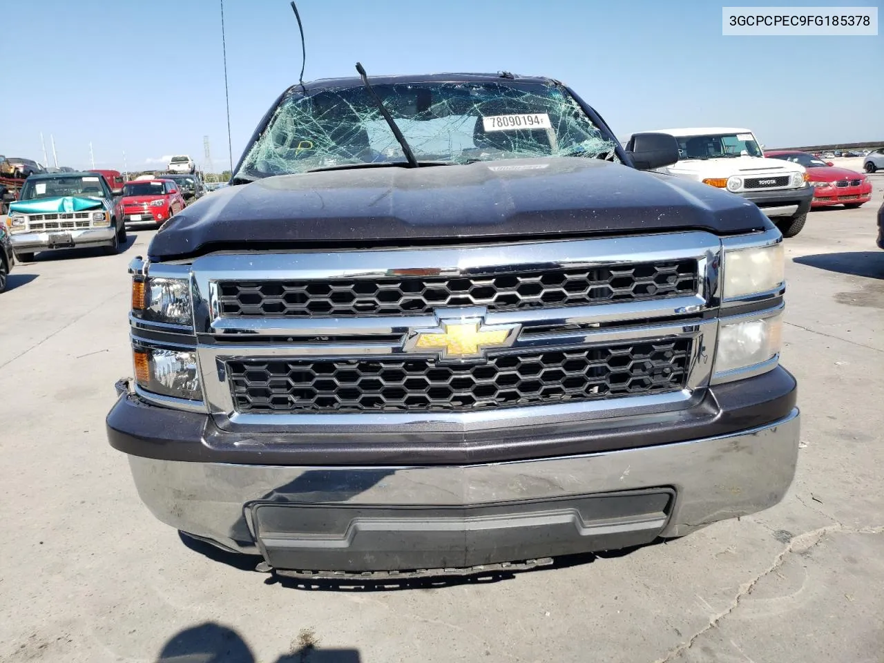 2015 Chevrolet Silverado C1500 VIN: 3GCPCPEC9FG185378 Lot: 78090194