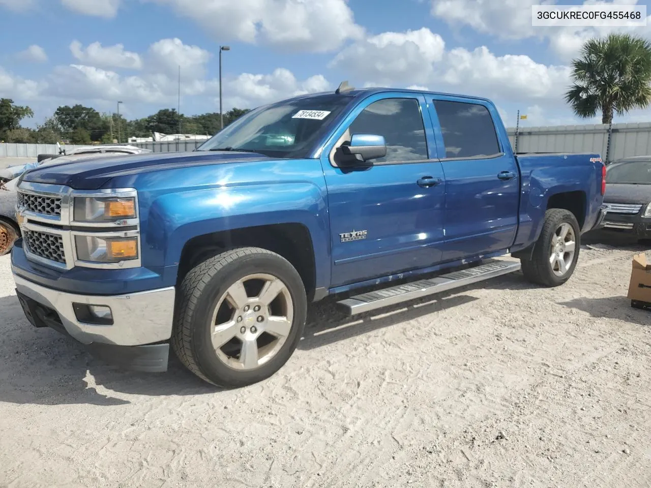 2015 Chevrolet Silverado K1500 Lt VIN: 3GCUKREC0FG455468 Lot: 78134534