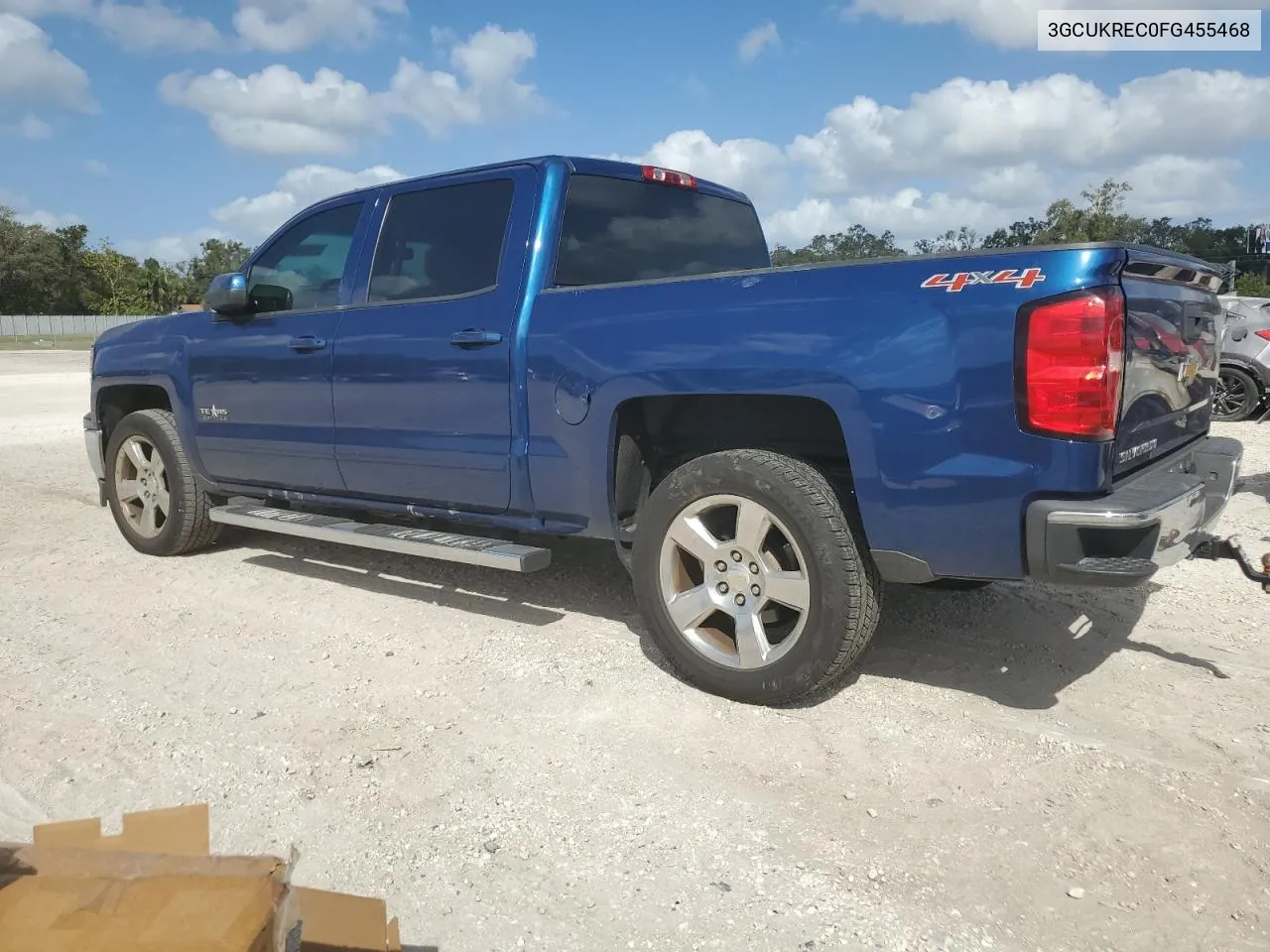 2015 Chevrolet Silverado K1500 Lt VIN: 3GCUKREC0FG455468 Lot: 78134534