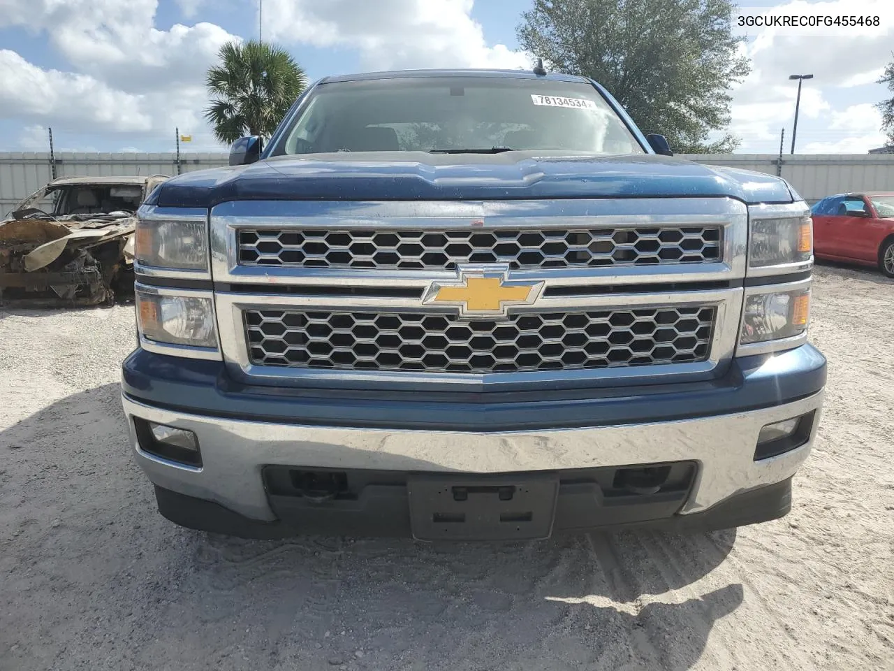 2015 Chevrolet Silverado K1500 Lt VIN: 3GCUKREC0FG455468 Lot: 78134534