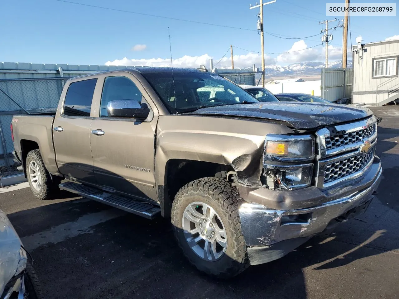 3GCUKREC8FG268799 2015 Chevrolet Silverado K1500 Lt