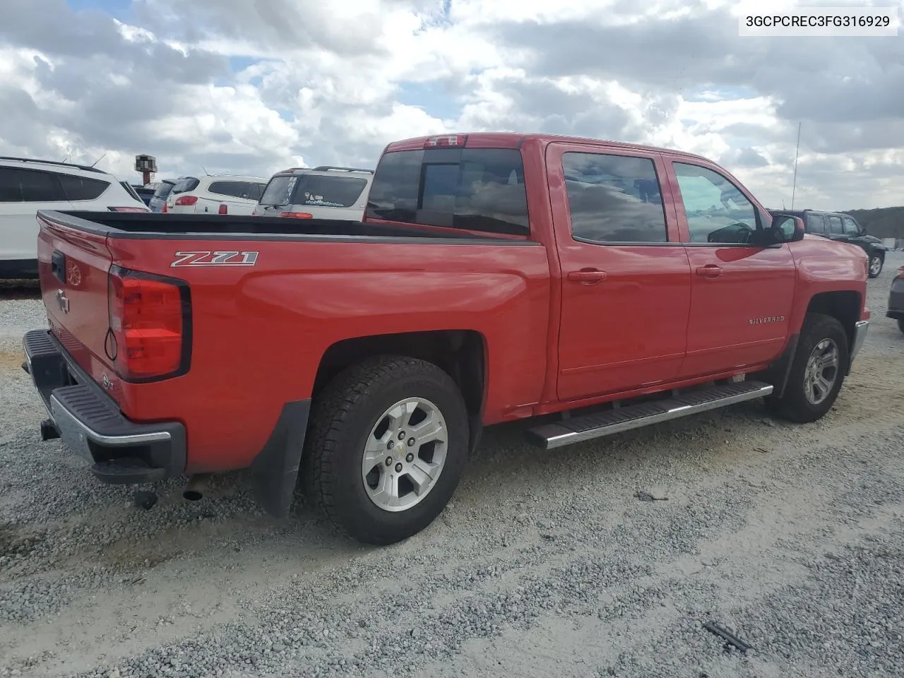 2015 Chevrolet Silverado C1500 Lt VIN: 3GCPCREC3FG316929 Lot: 78511924