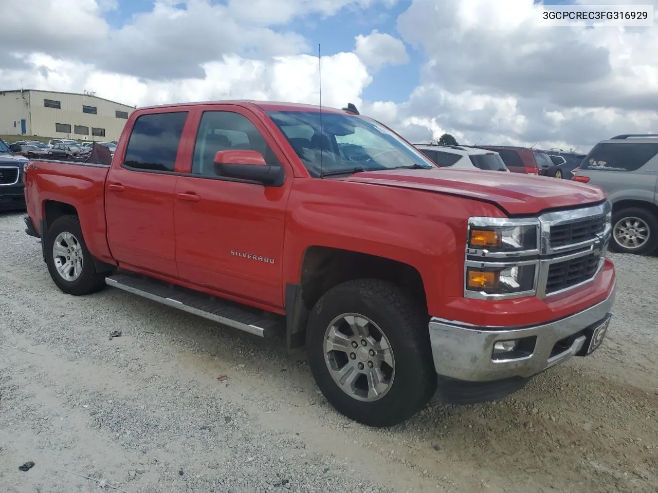 2015 Chevrolet Silverado C1500 Lt VIN: 3GCPCREC3FG316929 Lot: 78511924