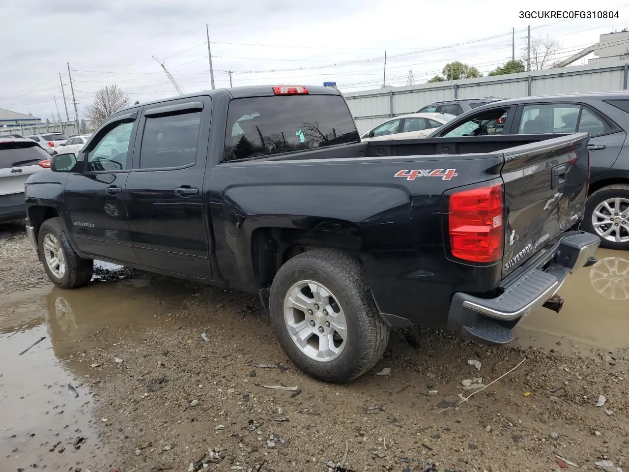 2015 Chevrolet Silverado K1500 Lt VIN: 3GCUKREC0FG310804 Lot: 78513814