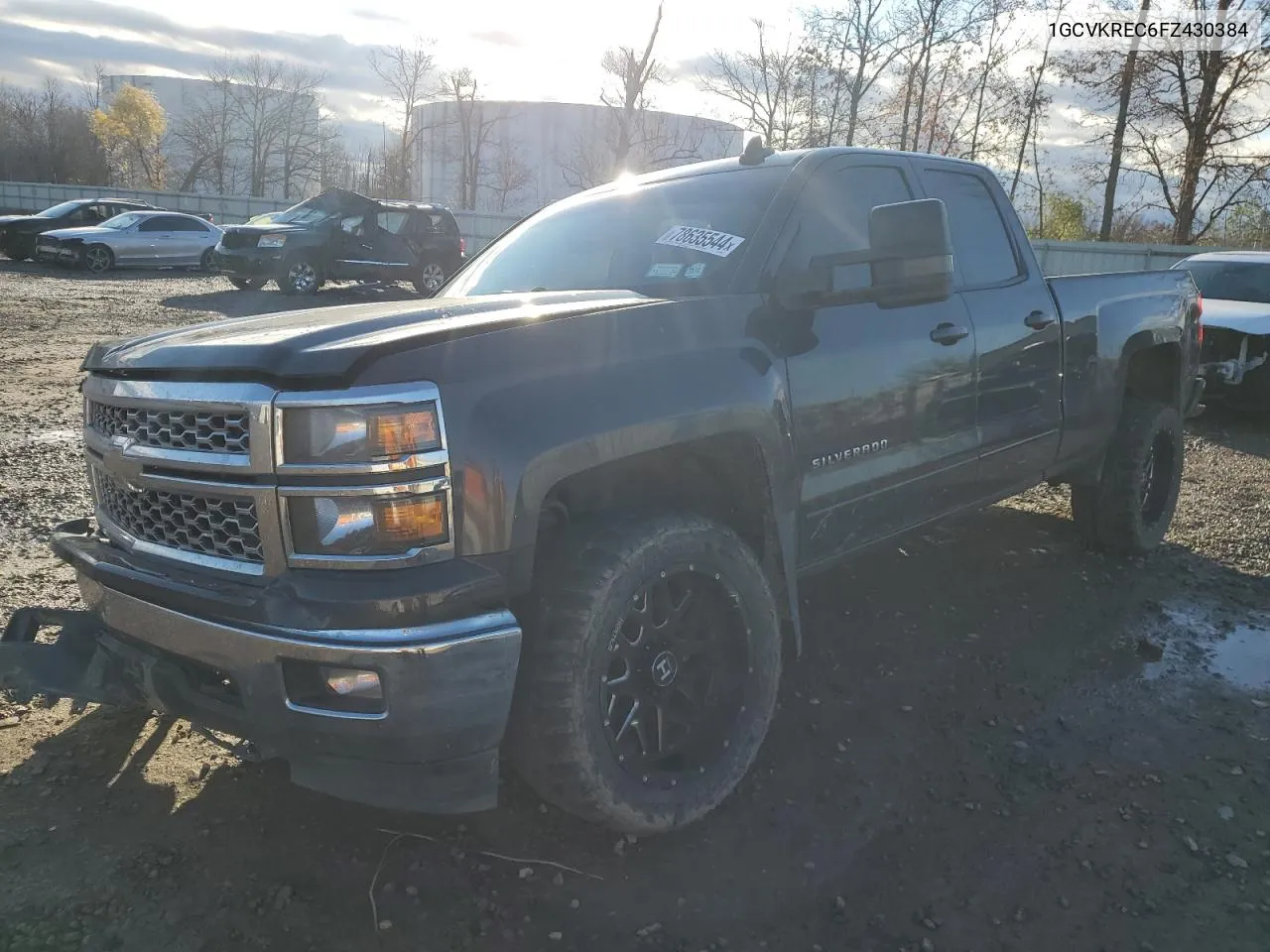 2015 Chevrolet Silverado K1500 Lt VIN: 1GCVKREC6FZ430384 Lot: 78635544