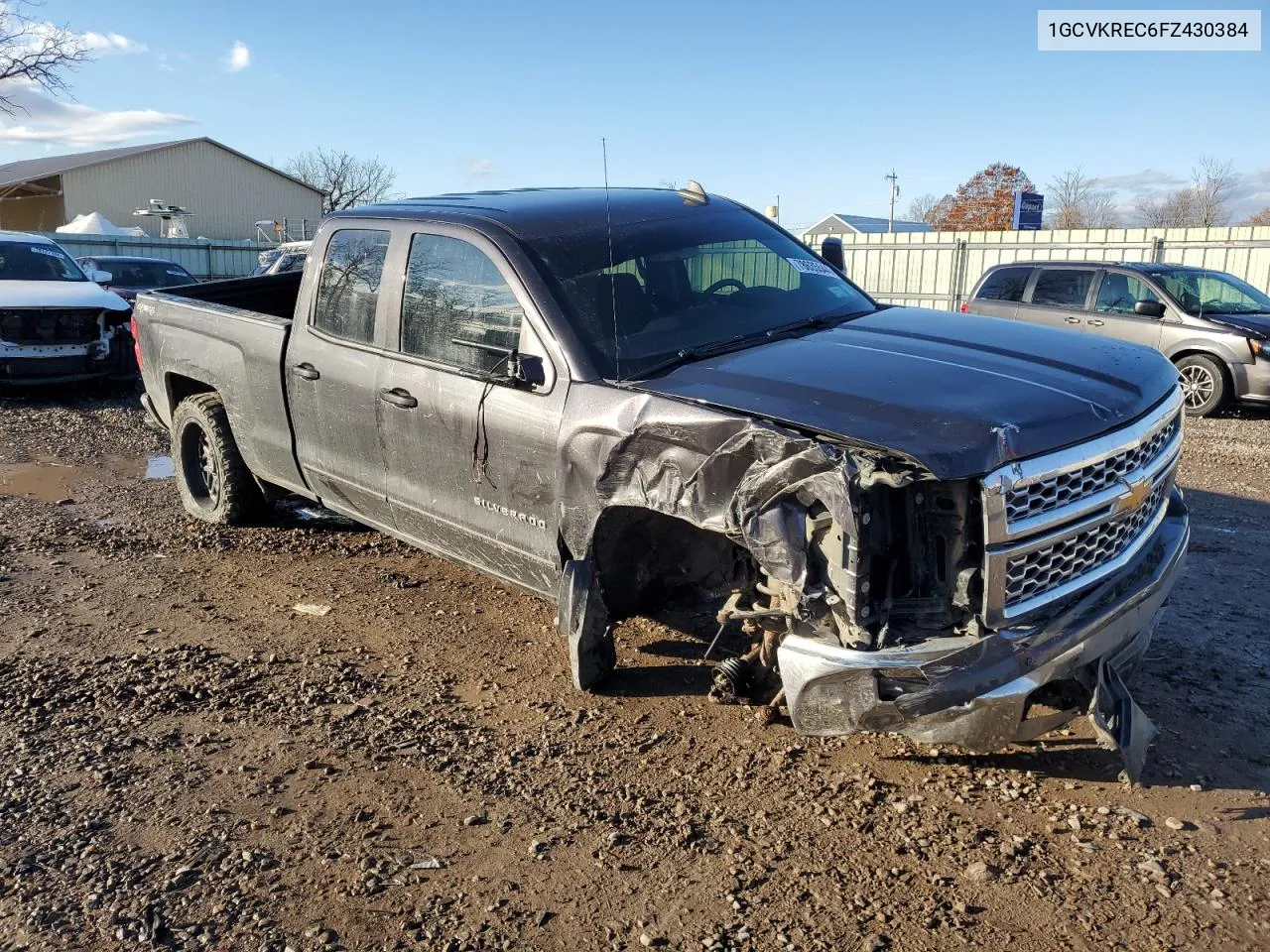 2015 Chevrolet Silverado K1500 Lt VIN: 1GCVKREC6FZ430384 Lot: 78635544