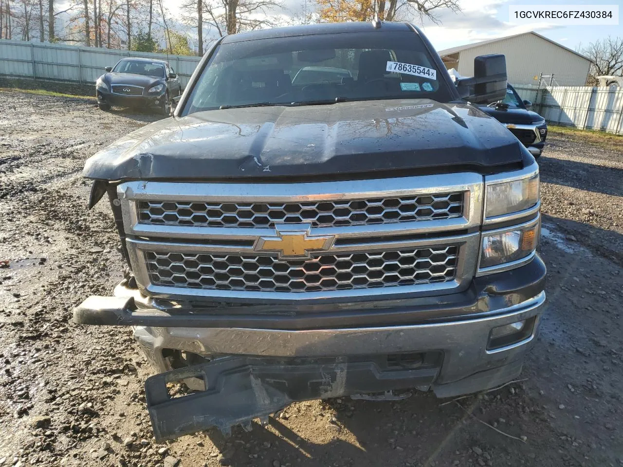 2015 Chevrolet Silverado K1500 Lt VIN: 1GCVKREC6FZ430384 Lot: 78635544